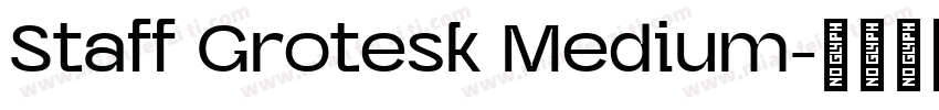 Staff Grotesk Medium字体转换